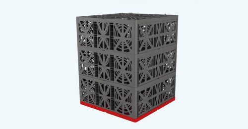 Graf Ecobloc Inspect esővízgyűjtő szikkasztó blokk, 205 literes, moduláris, tisztítható és ellenőrizhető.