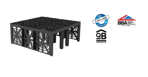 Graf Ecobloc Inspect esővízgyűjtő szikkasztó blokk, 205 literes, moduláris, tisztítható és ellenőrizhető.