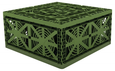 Graf Ecobloc esővízgyűjtő szikkasztó, 225 literes, környezetbarát vízmenedzsment.