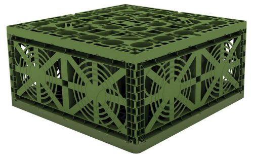 Graf esővízgyűjtő szikkasztó alaplap Ecobloc, erős alap a moduláris rendszerhez.