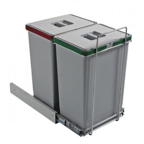 Ecofil 2x24L szelektív hulladéktároló, környezetbarát és praktikus.