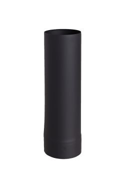 Füstcső kályhacső vékonyfalú, 76 mm, 800 mm, kis méretű füstkezelés.