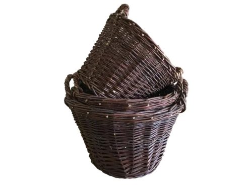 Fatarolo, tűzifa tároló kosár, több méretben, praktikus és esztétikus.