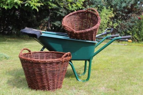 Fatarolo, tűzifa tároló kosár, több méretben, praktikus és esztétikus.