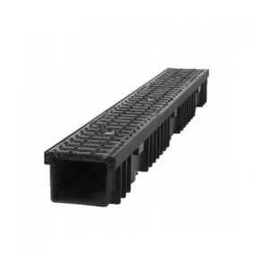 Folyóka vízelvezető magas, öntöttvas: Magas profilú öntöttvas vízelvezető.