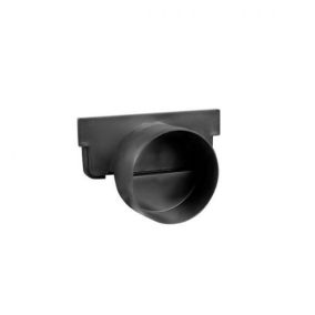 Folyóka vízelvezető bekötő elem, alacsony: Alacsony bekötő elem vízelvezetőkhöz.