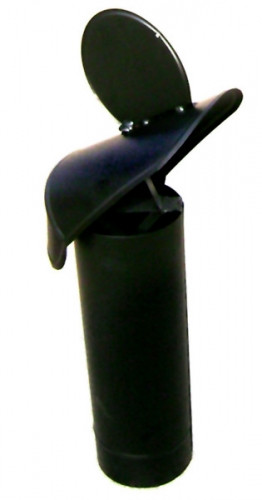 Kémény hatékonyság szélkakas, 180 mm, önbeálló, javítja a huzatot.