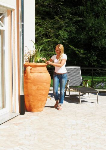 Graf esővízgyűjtő tartály Antik Fali Amphora, dekoratív és funkcionális.