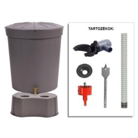 Graf esővízgyűjtő tartály szett, Lanzarote, 300 literes, készletben a teljes megoldás.