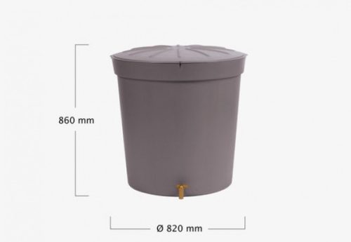 Graf esővízgyűjtő tartály szett, Lanzarote, 300 literes, készletben a teljes megoldás.