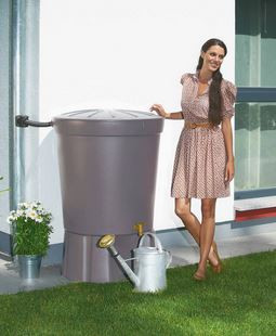 Graf esővízgyűjtő tartály szett, Lanzarote, 300 literes, készletben a teljes megoldás.