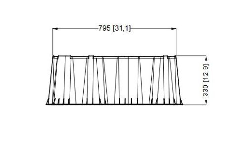 Basic 510 literes tartályhoz magasító talpazat, hatékony és biztonságos használat.