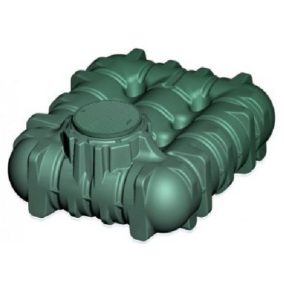 Graf Li-Lo esővízgyűjtő tartály, lapos kialakítás, diszkrét elhelyezés.