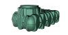 Graf Li-Lo esővízgyűjtő tartály, 5000 literes, ipari méretű esővíz tárolás.