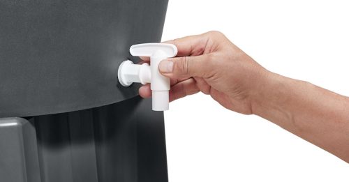 Esővízgyűjtő Ibiza 300 liter szürke, szögletes