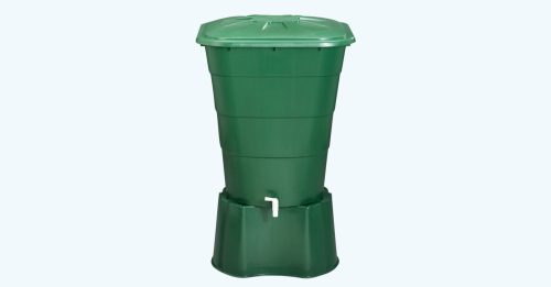 Graf Square esővízgyűjtő tartály, 520 literes, nagyobb vízgyűjtési kapacitás.