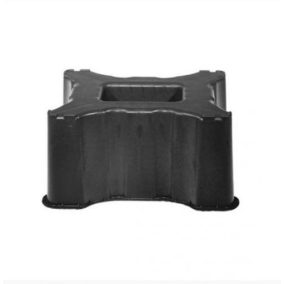 Graf esővízgyűjtő magasító talpazat Square Graphite tartályhoz, esztétikus és praktikus.