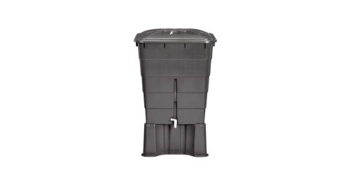 Graf esővízgyűjtő magasító talpazat Square Graphite tartályhoz, esztétikus és praktikus.
