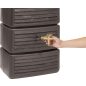 Graf Slim Wood esővízgyűjtő tartály, 300L, fa hatású, UV- és időjárásálló, környezetbarát.