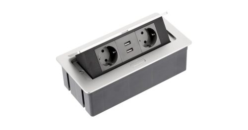Rejtett Konnektor fekvő USB-vel, modern technológiai megoldás.