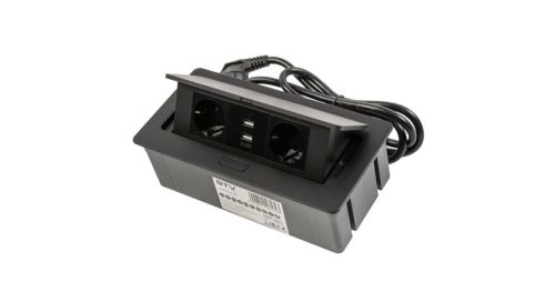 Rejtett Konnektor fekvő USB-vel, modern technológiai megoldás.