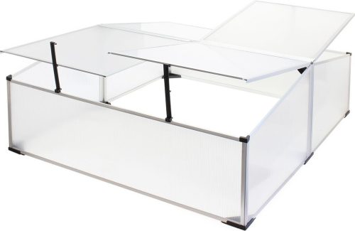 Mini Üvegház Alumínium Vázzal 100 x 120 x40 cm