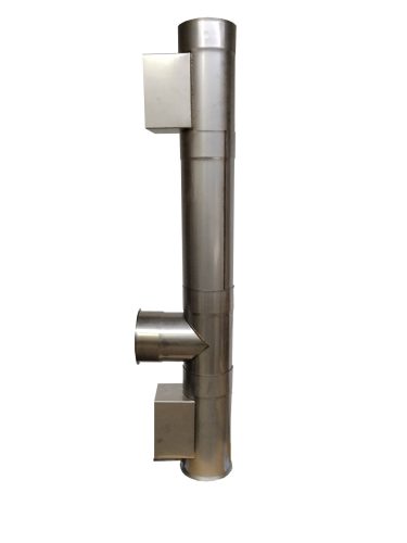 Hosszabb, 330 mm-es 200 mm átmérőjű kéménybeles, nagyobb hőkezelési kapacitás.