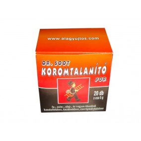 Koromtalanító kéménytisztító 20x5g, könnyen adagolható, gyors hatású.