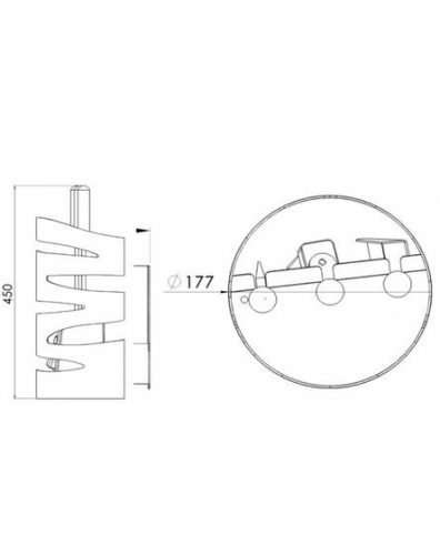 Kandalló tisztító készlet 3 db-os Nordflam MURCIA Premium