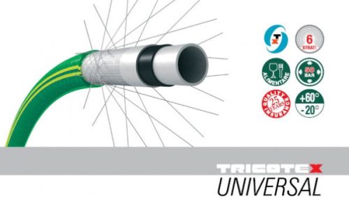 Universal locsolótömlő, 50 m, csavarodásmentes, hatékony öntözés.