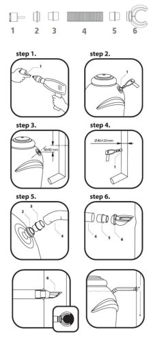 Esőlopó 6 részes Icanset