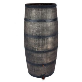 500 literes Roto Barrel esővízgyűjtő hordó, nagy kapacitású, tartós anyagból.