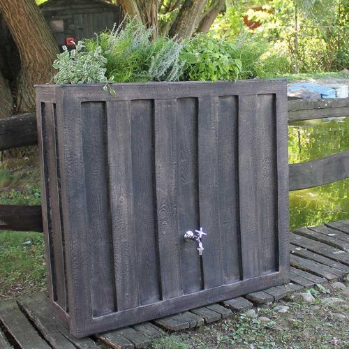 Roto esővízgyűjtő tartály Rainbox, 300 literes, kompakt és hatékony.