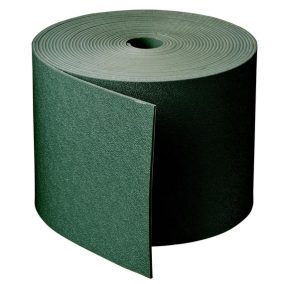 Szegély újrahasznosított zöld PE 15 cm x 10 m