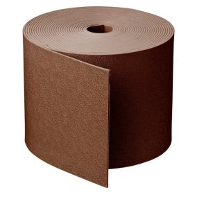 Szegély újrahasznosított barna PE 15 cm x 10 m