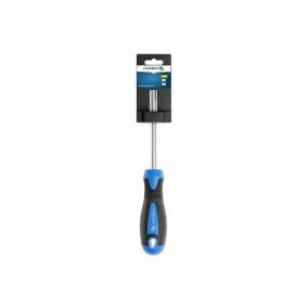 Högert csavarhúzó, markolattal és bittartóval, HT1S201, ergonomikus kialakítás.