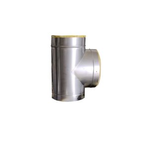 Szigetelt kémény bekötő idom 90°-os 120/225