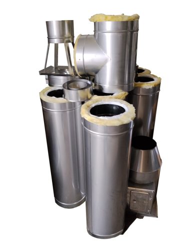 Szigetelt kémény elemek