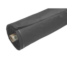 Robusztus fekete PVC tófólia, 0.8 mm, 8m, időjárásálló.