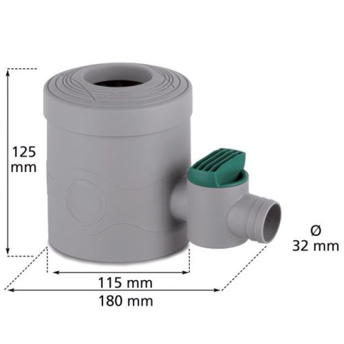 Esőlopó csappal, barna