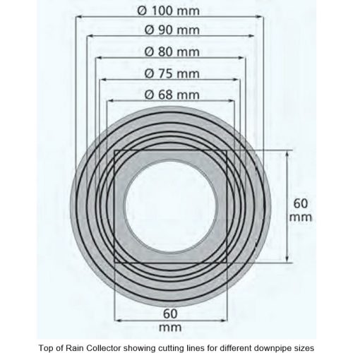 Esőlopó csappal, barna
