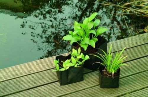 Ültető tasak, négyzetes 18 cm, praktikus kis méretű növényekhez.