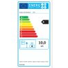 Beépíthető Ferguss kandallóbetét 9,8 kW teljesítménnyel, hatékony fűtési megoldás közepes és nagyobb helyiségekhez.