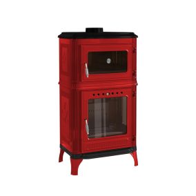Hosseven 8010 Sütős Kandalló Bordó