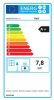 Kandalló 7.5 kW fűtési teljesítménnyel, alkalmas közepes méretű helyiség fűtésére és ételkészítésre.