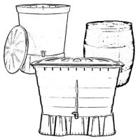 Esővízgyűjtő tartályok